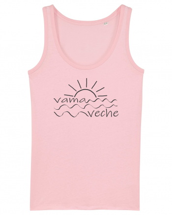 Vama Veche Waves Cotton Pink