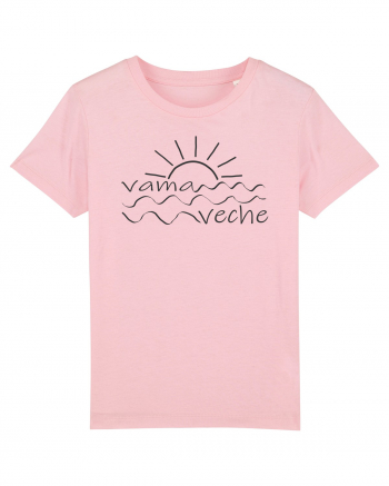 Vama Veche Waves Cotton Pink