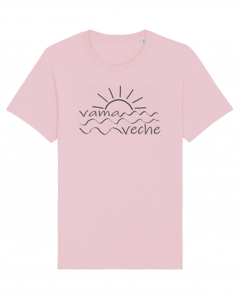 Vama Veche Waves Cotton Pink