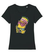 Bart Simpson Tricou mânecă scurtă guler larg fitted Damă Expresser