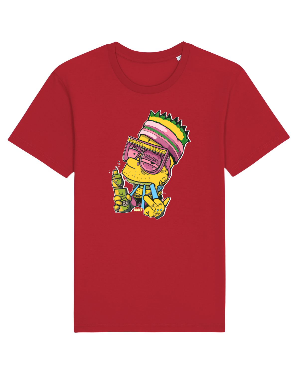 Tricou mânecă scurtă Unisex Rocker Red