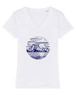 Outdoors Tricou mânecă scurtă guler V Damă Evoker