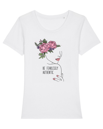 Be fearlessly authentic White