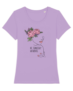 Be fearlessly authentic Tricou mânecă scurtă guler larg fitted Damă Expresser