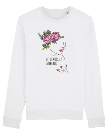 Be fearlessly authentic White