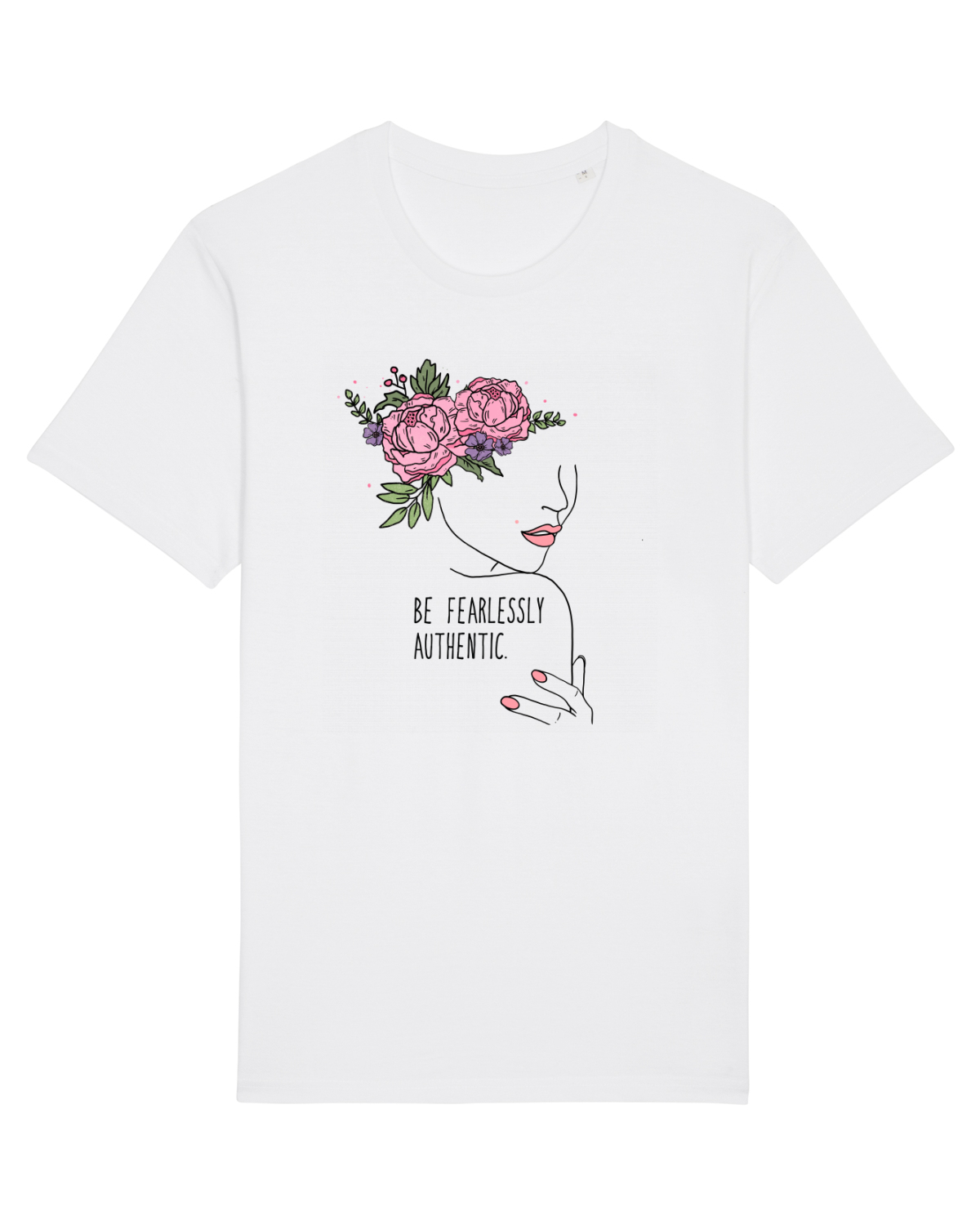 Tricou mânecă scurtă Unisex Rocker White