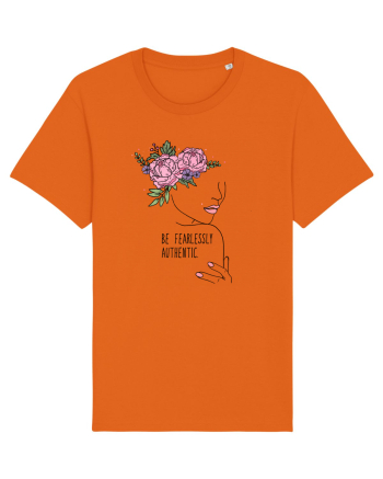 Be fearlessly authentic Bright Orange