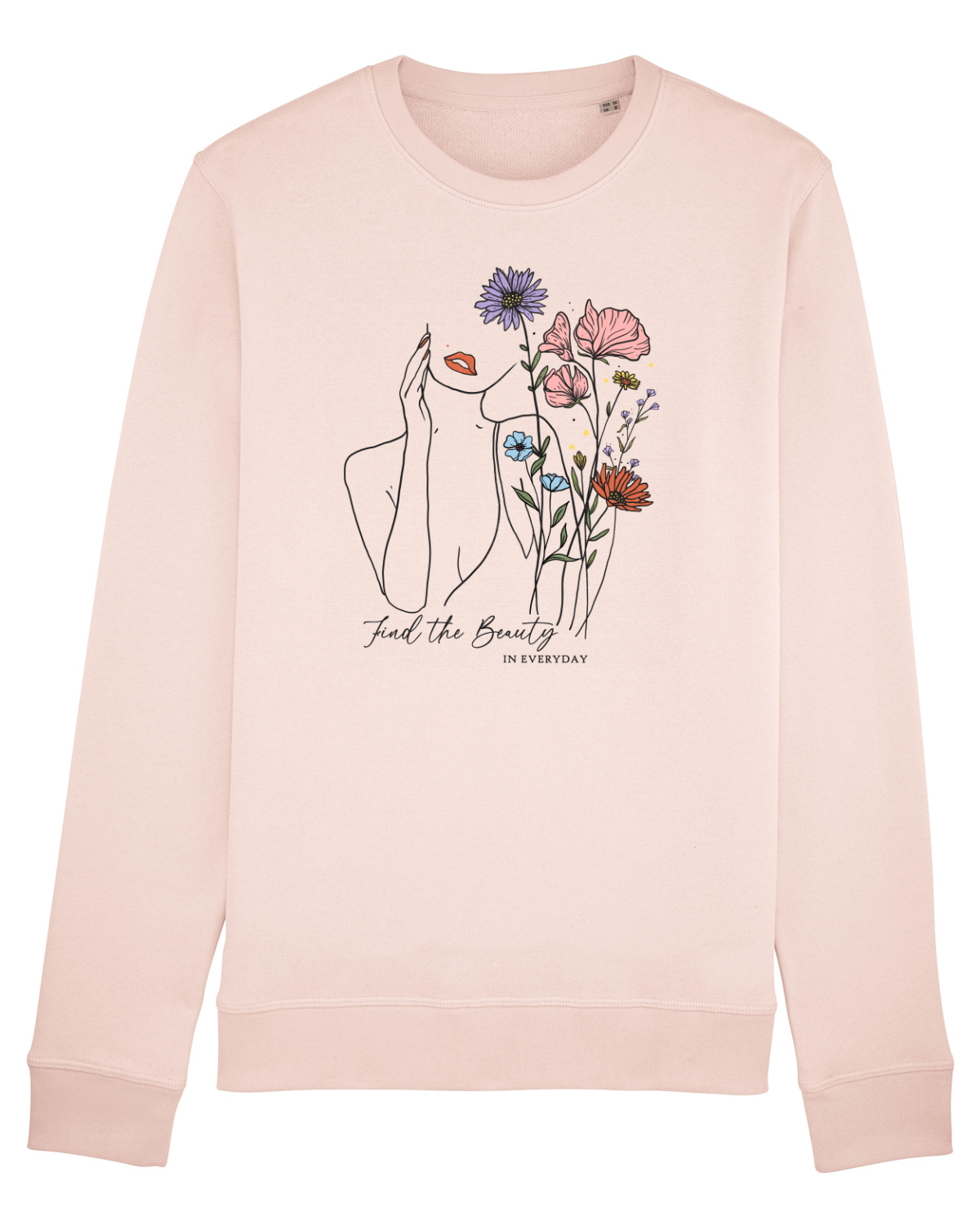 Bluză mânecă lungă Unisex Rise Candy Pink
