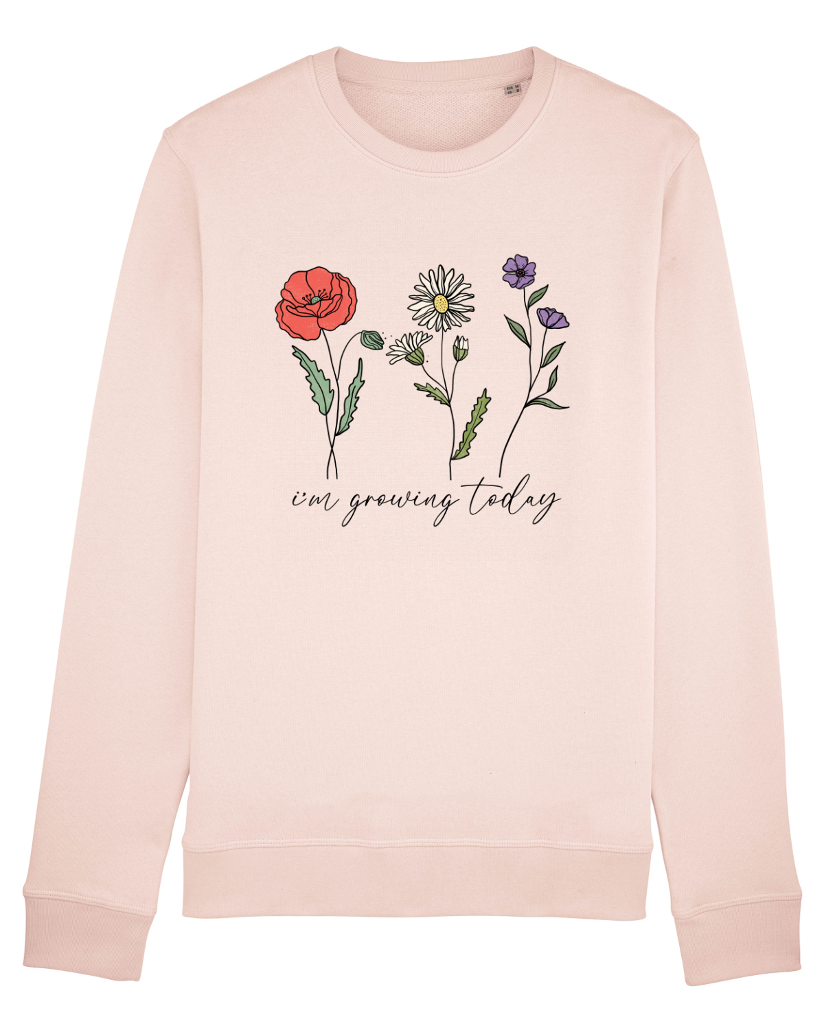 Bluză mânecă lungă Unisex Rise Candy Pink