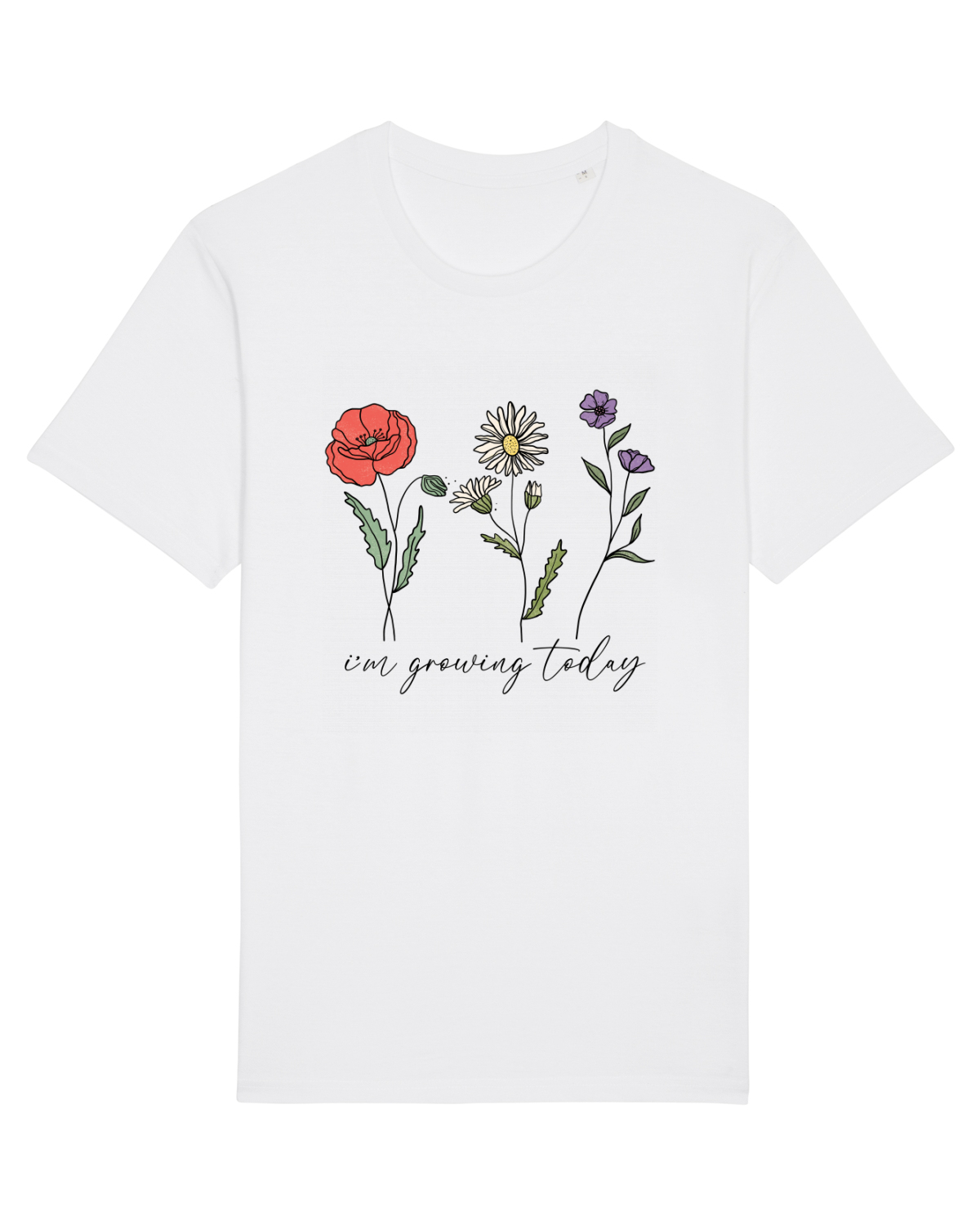 Tricou mânecă scurtă Unisex Rocker White