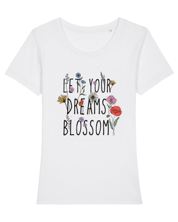 Let your dreams blossom White