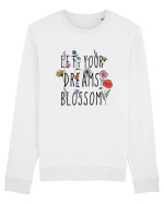 Let your dreams blossom Bluză mânecă lungă Unisex Rise