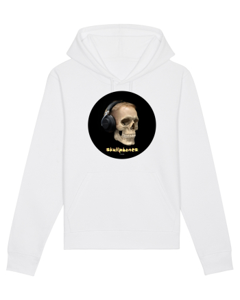 Craniu cu casti - skullphones 14 White