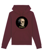 Craniu cu casti - skullphones 14 Hanorac Unisex Drummer