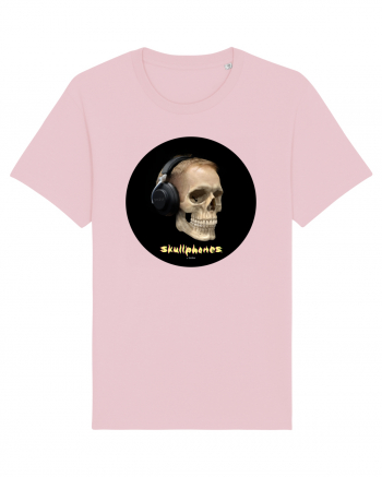 Craniu cu casti - skullphones 14 Cotton Pink