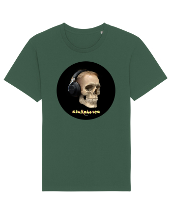 Craniu cu casti - skullphones 14 Bottle Green