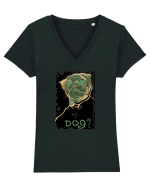 What's up dog? Tricou mânecă scurtă guler V Damă Evoker