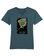 What's up dog? Tricou mânecă scurtă guler V Bărbat Presenter