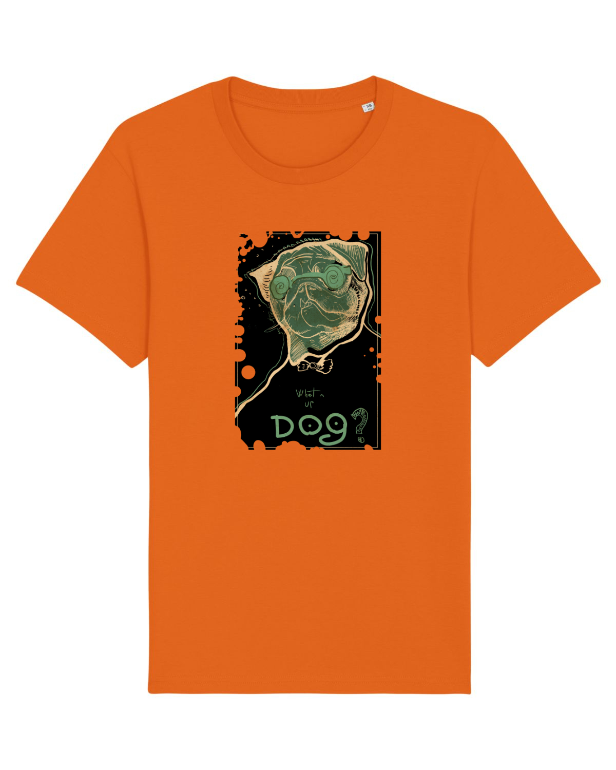Tricou mânecă scurtă Unisex Rocker Bright Orange