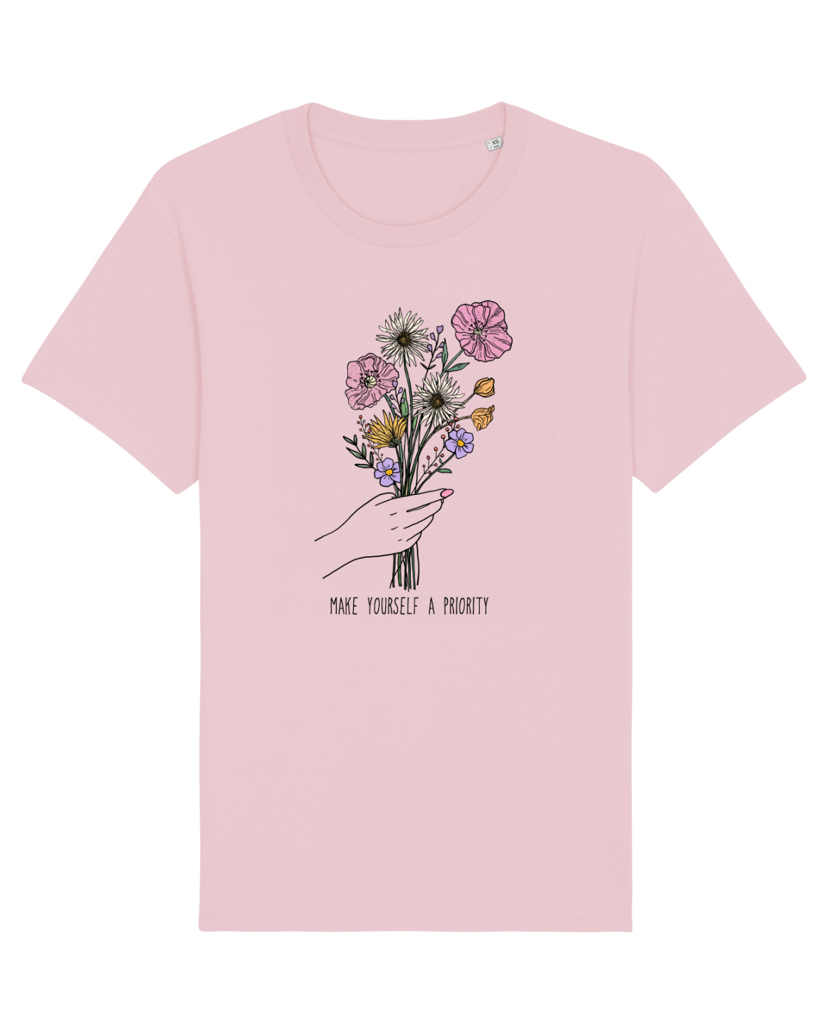 Tricou mânecă scurtă Unisex Rocker Cotton Pink