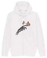 Butterflies and bones Hanorac cu fermoar Unisex Connector