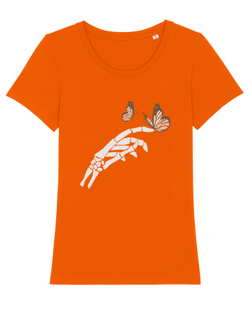 Butterflies and bones Bright Orange