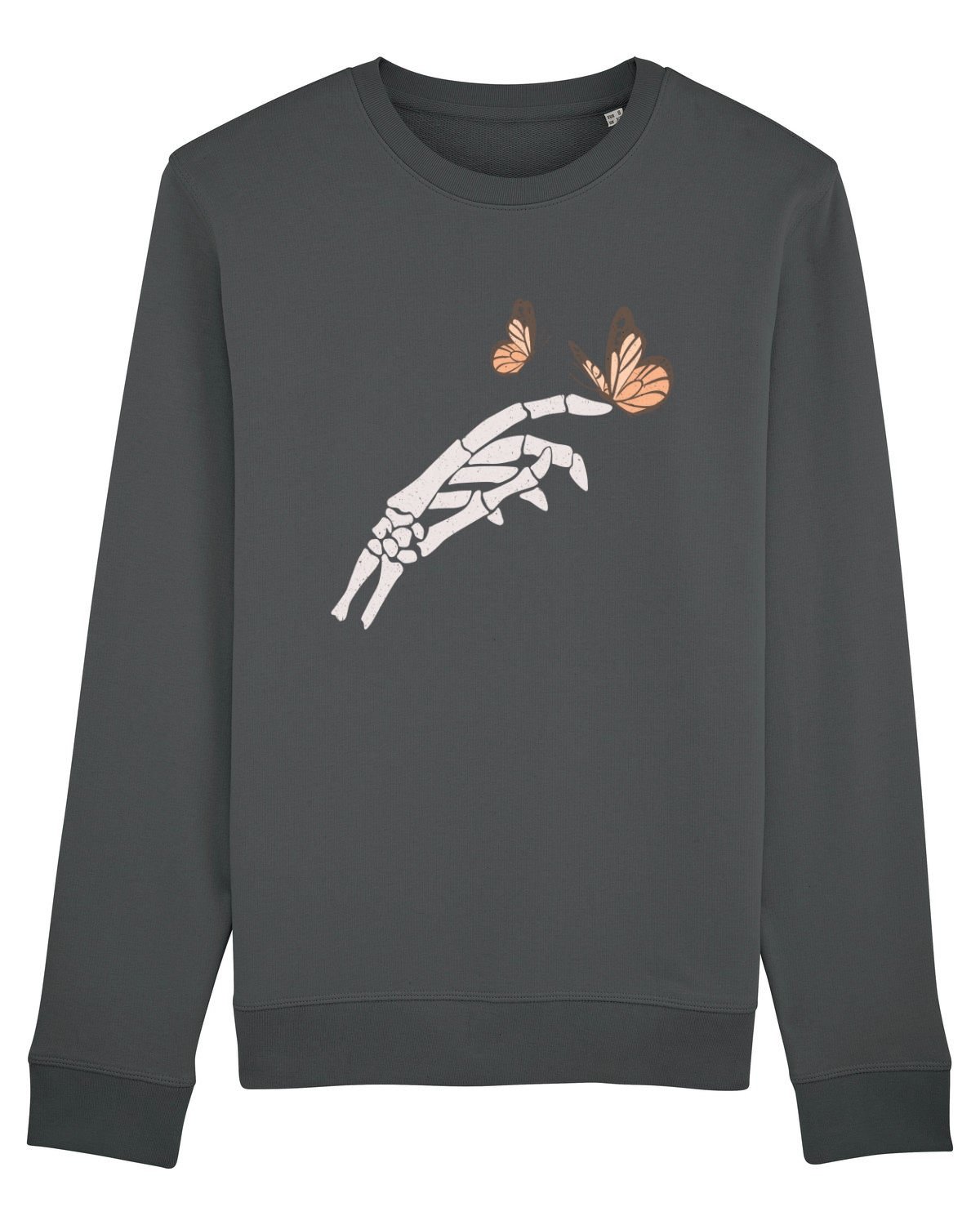 Bluză mânecă lungă Unisex Rise Anthracite