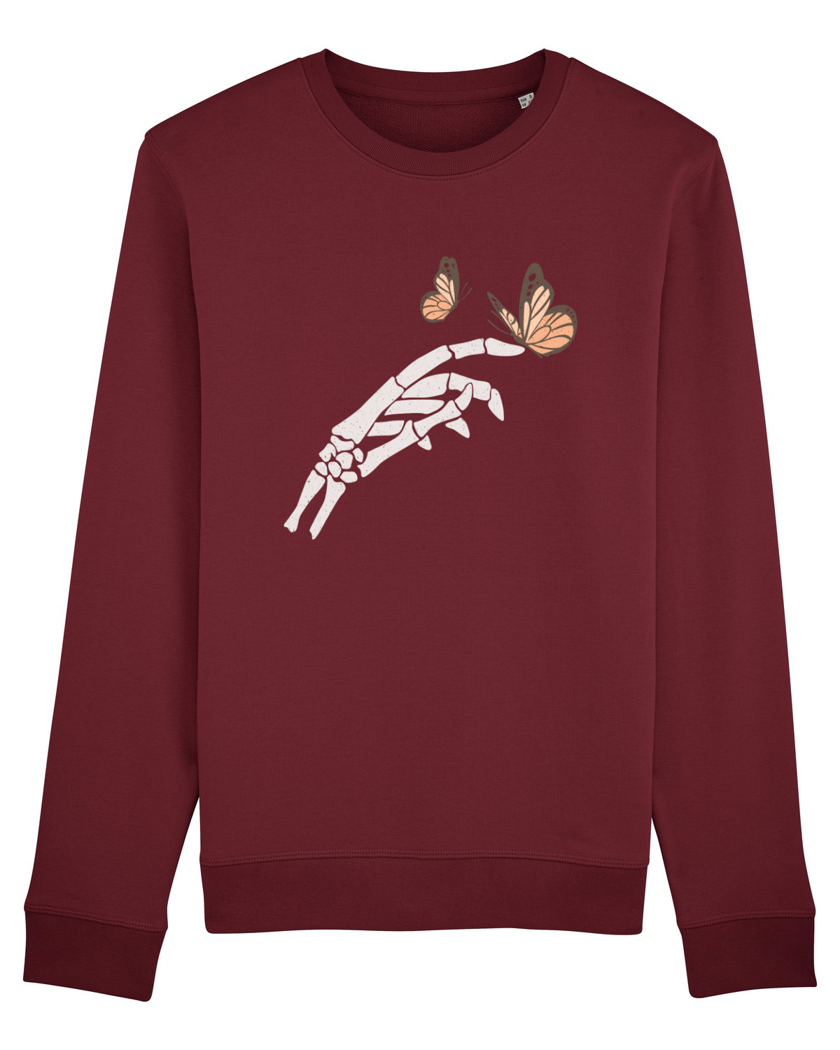 Bluză mânecă lungă Unisex Rise Burgundy
