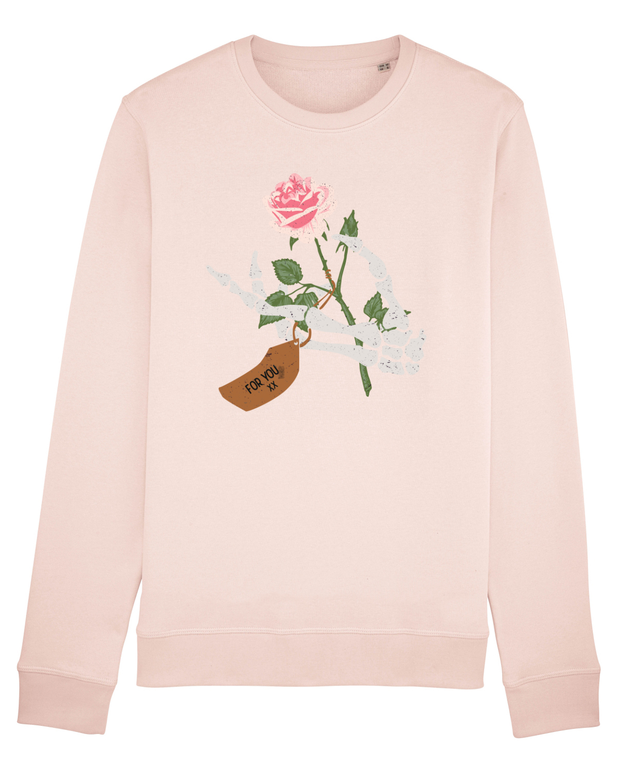 Bluză mânecă lungă Unisex Rise Candy Pink