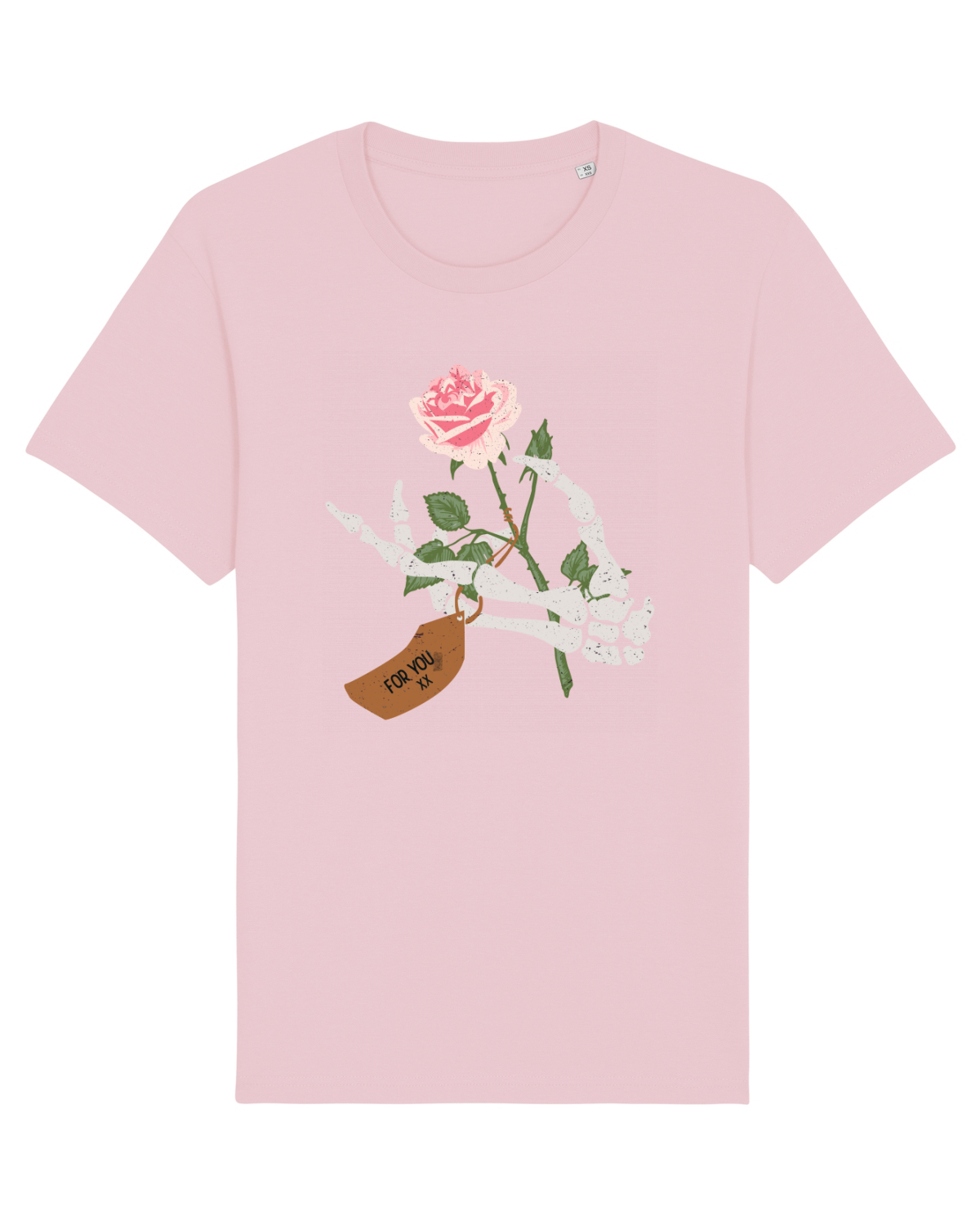 Tricou mânecă scurtă Unisex Rocker Cotton Pink