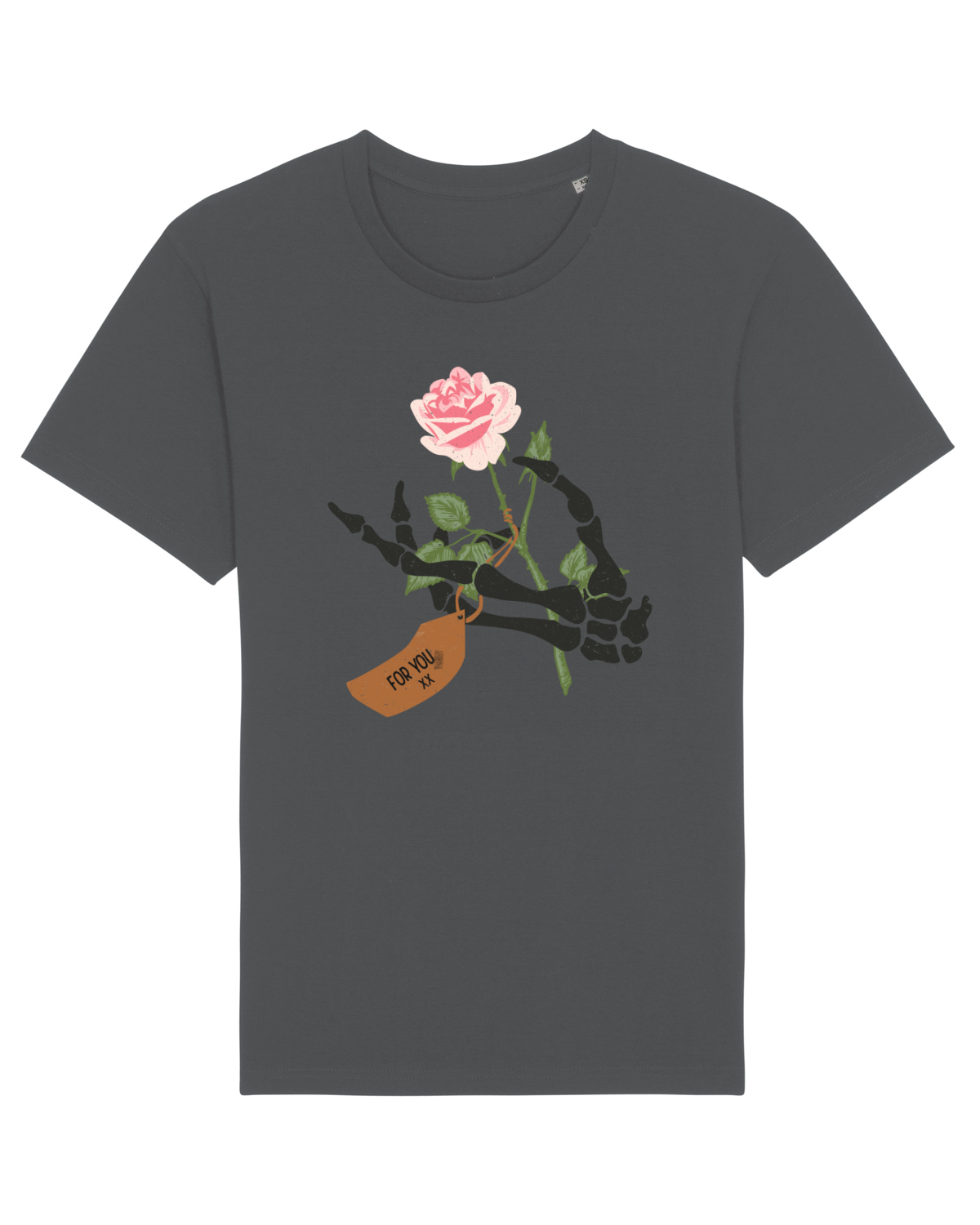 Tricou mânecă scurtă Unisex Rocker Anthracite