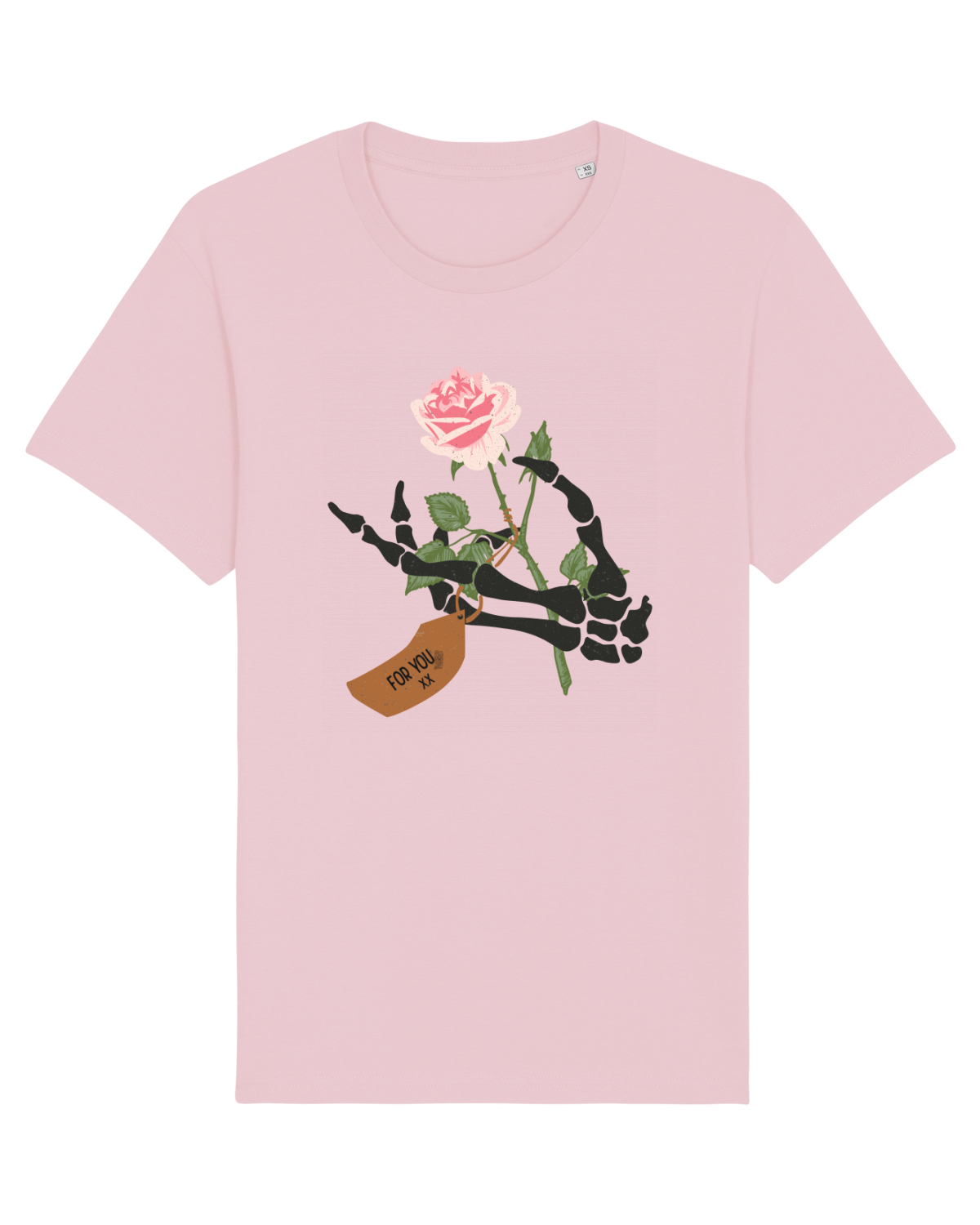 Tricou mânecă scurtă Unisex Rocker Cotton Pink