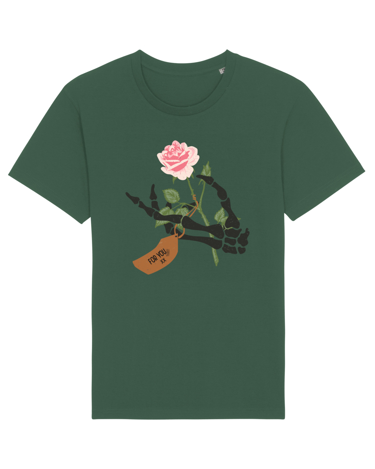 Tricou mânecă scurtă Unisex Rocker Bottle Green