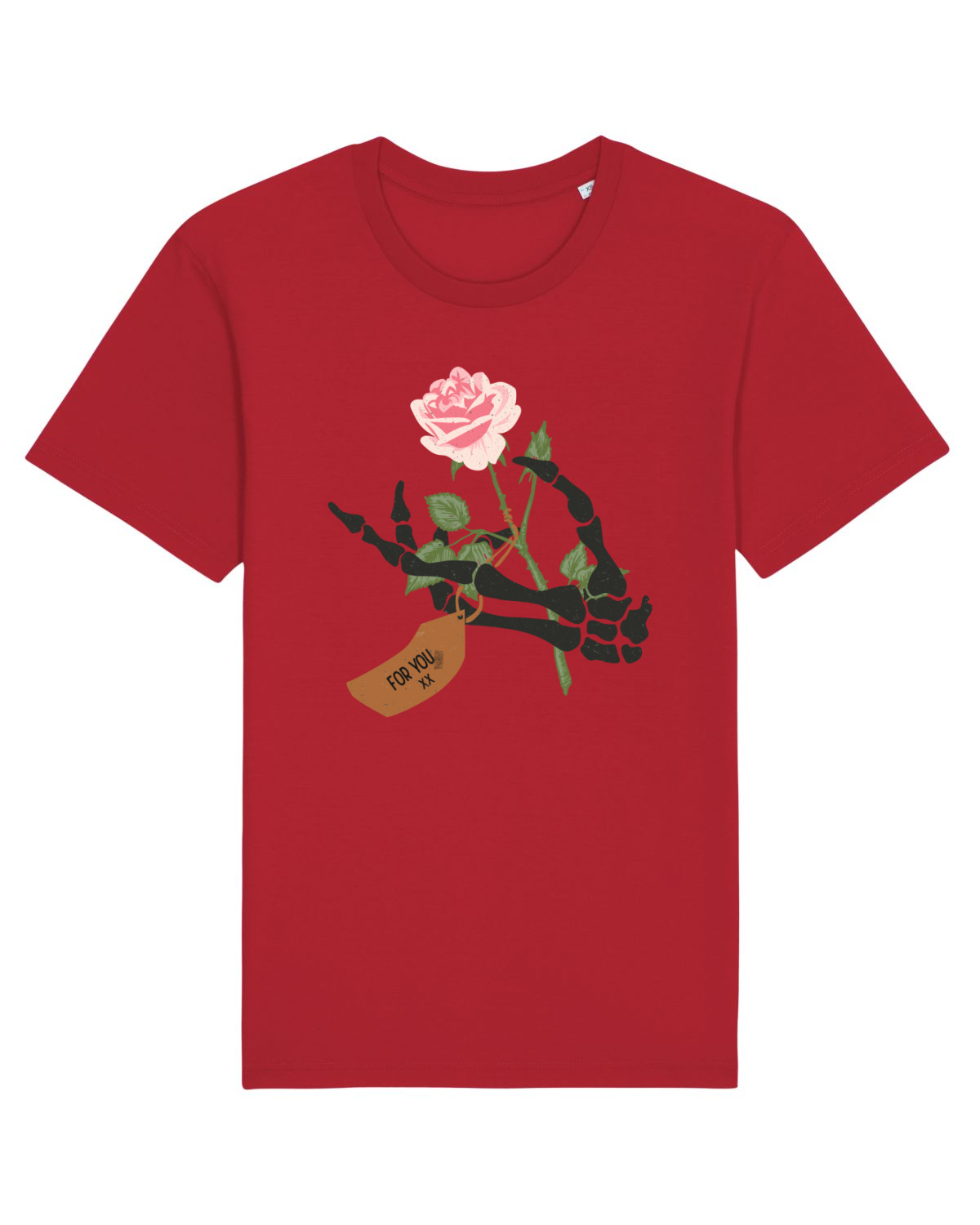 Tricou mânecă scurtă Unisex Rocker Red