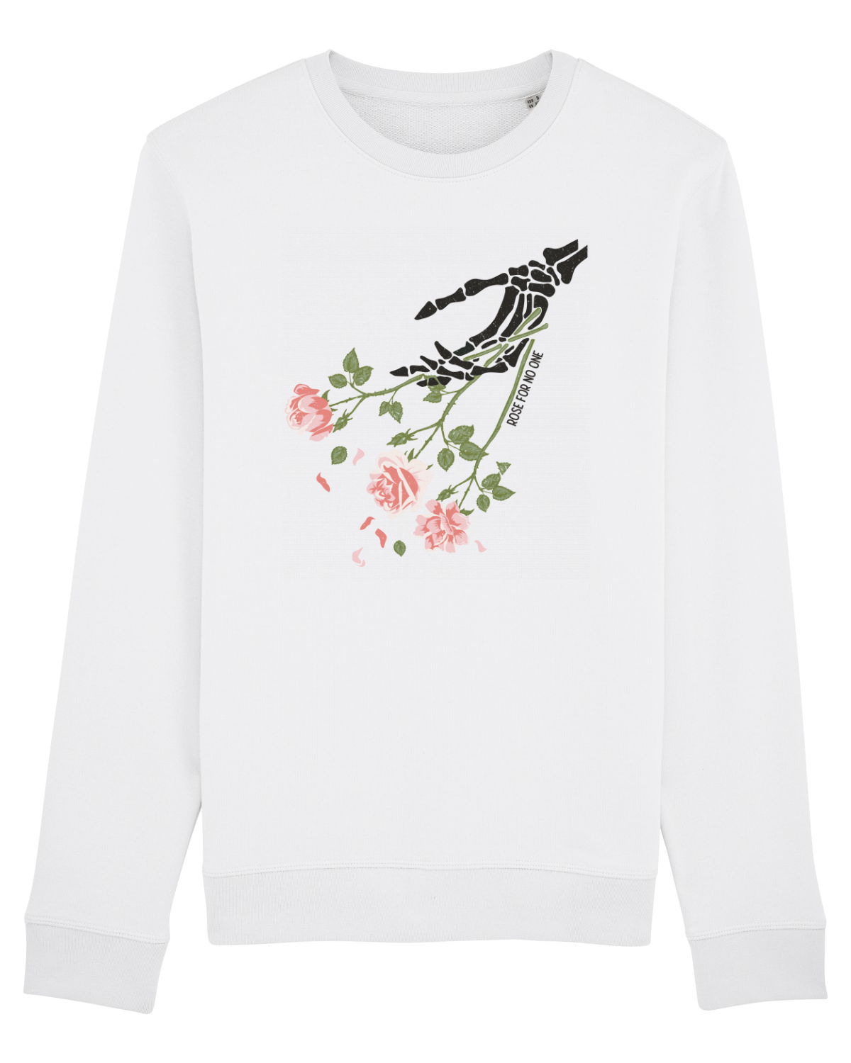 Bluză mânecă lungă Unisex Rise White