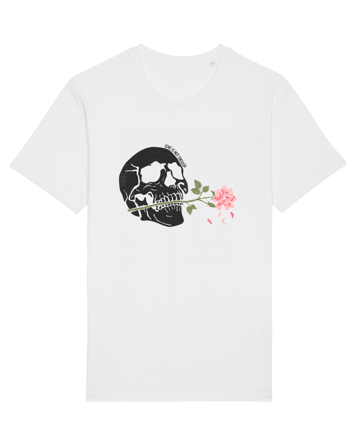 Tricou mânecă scurtă Unisex Rocker White