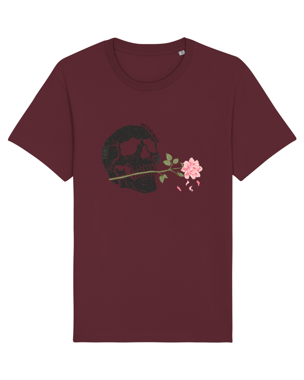 Tricou mânecă scurtă Unisex Rocker Burgundy