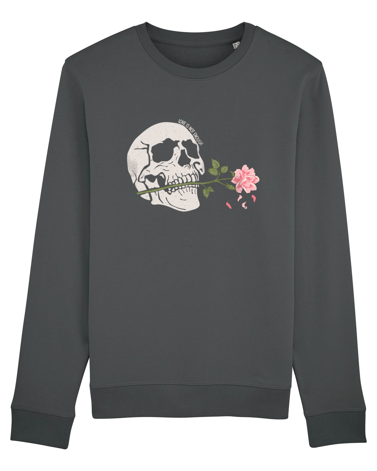 Bluză mânecă lungă Unisex Rise Anthracite