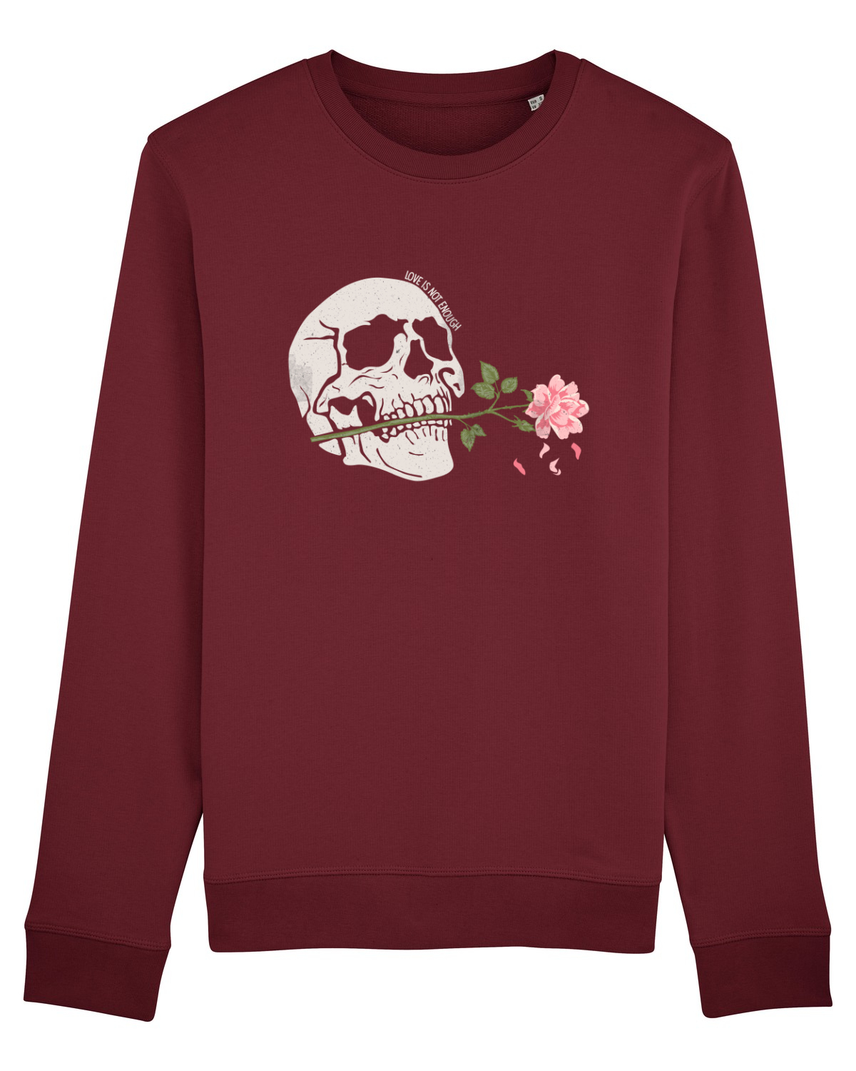 Bluză mânecă lungă Unisex Rise Burgundy