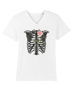Roses in my heart Tricou mânecă scurtă guler V Bărbat Presenter
