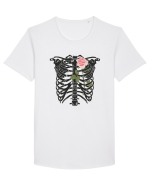 Roses in my heart Tricou mânecă scurtă guler larg Bărbat Skater