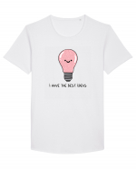 I have the best IDEAS Tricou mânecă scurtă guler larg Bărbat Skater