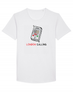 LONDON Calling Tricou mânecă scurtă guler larg Bărbat Skater