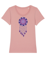Dreamcatcher dream catcher. Prinzător de Vise Tricou mânecă scurtă guler larg fitted Damă Expresser