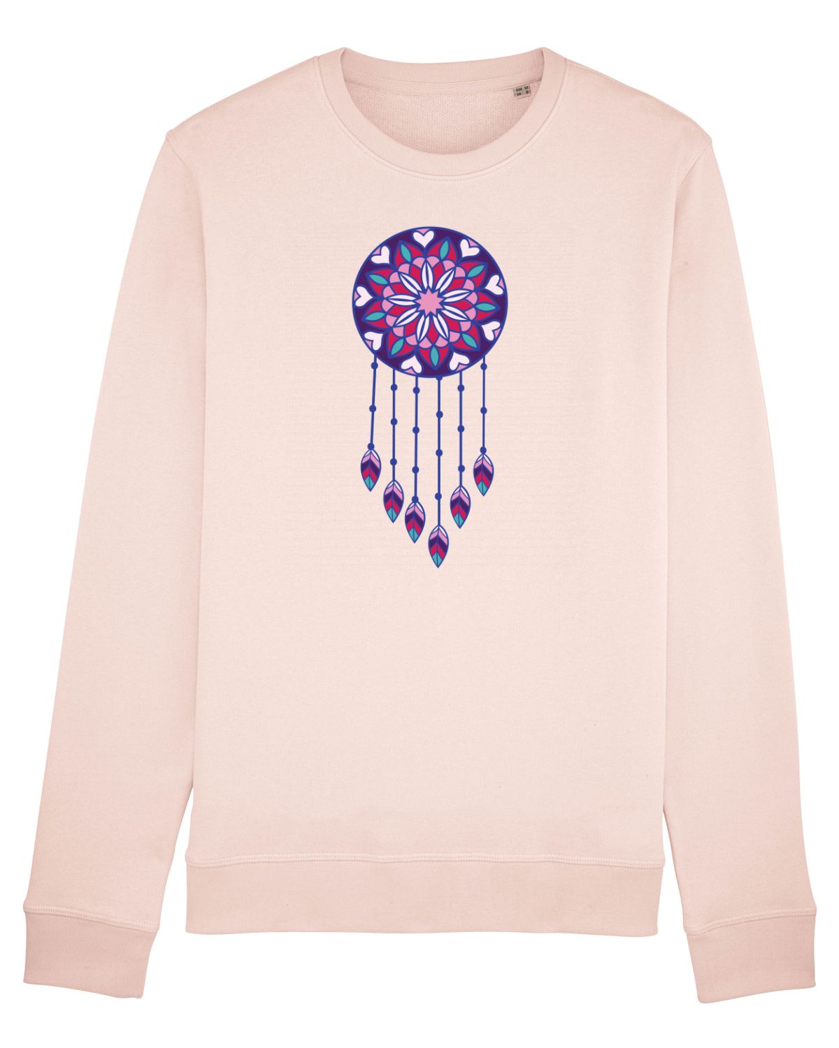 Bluză mânecă lungă Unisex Rise Candy Pink