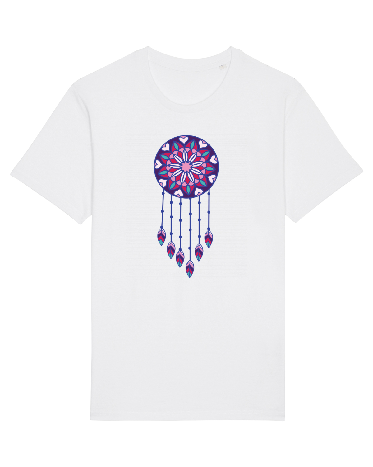 Tricou mânecă scurtă Unisex Rocker White