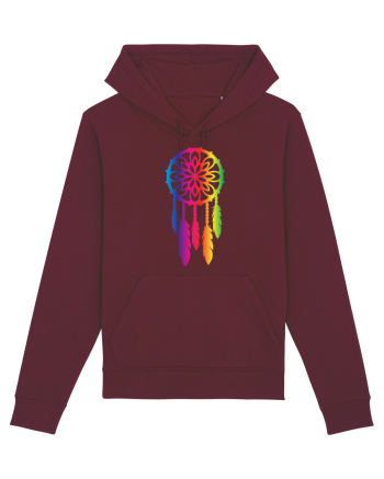 LGBTQ Dreamcatcher dream catcher. Prinzător de vise Burgundy