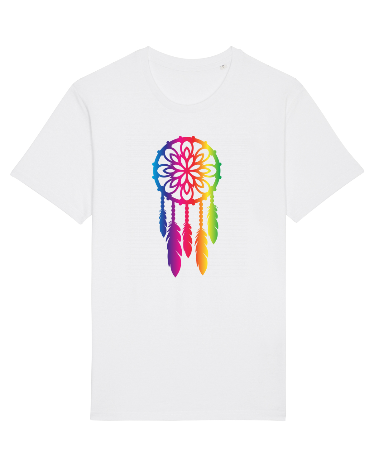 Tricou mânecă scurtă Unisex Rocker White