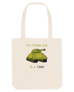 My other car is a tank Sacoșă textilă
