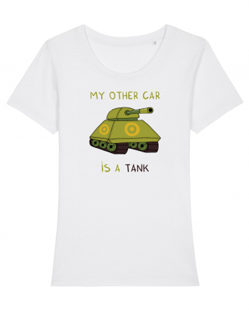 My other car is a tank White
